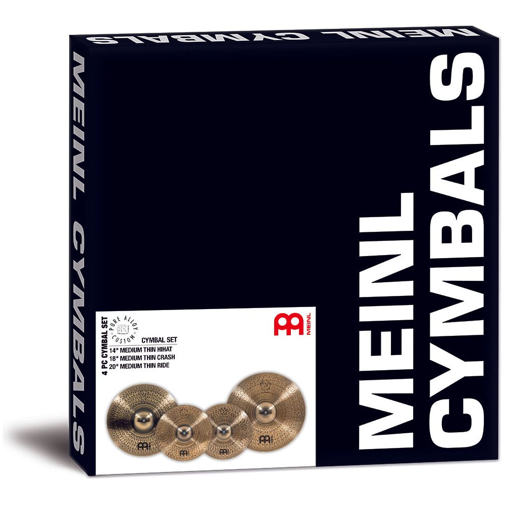 Meinl - PAC141820 Pure Alloy Custom Cymbalpack,14/18/20 - Musik Utan Gränser 