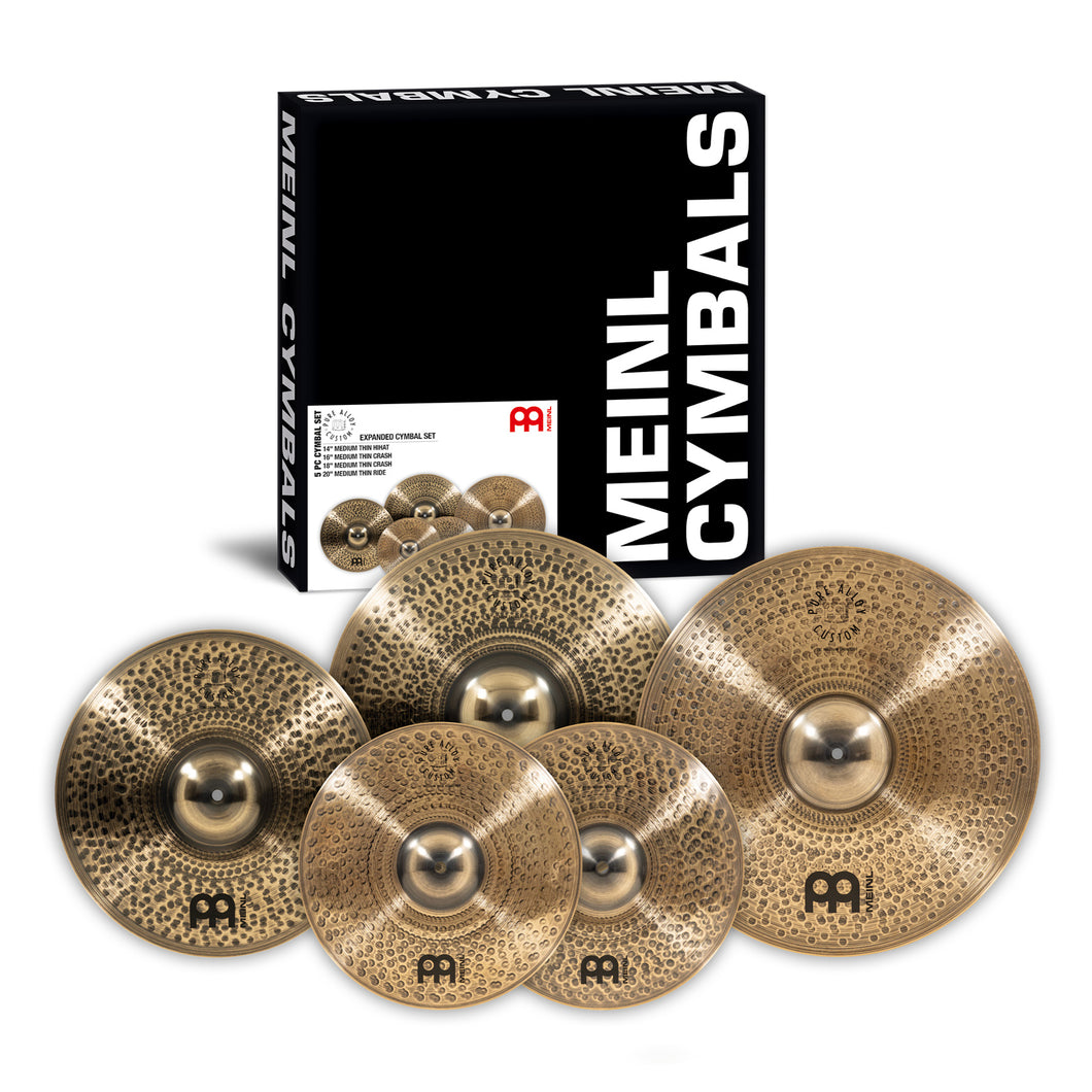 Meinl - PAC14161820 Pure Alloy Custom Cymbal Set ,14/16/18/20 - Musik Utan Gränser 