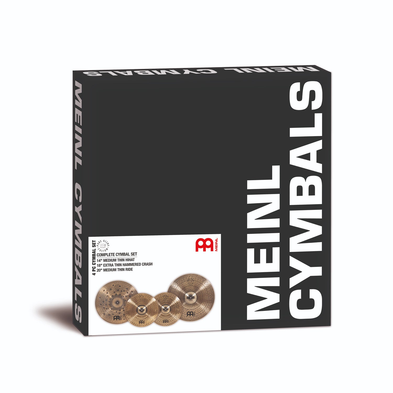 Meinl - PAC-CS1 Pure Alloy Custom Cymbal Set ,14/18/20 - Musik Utan Gränser 