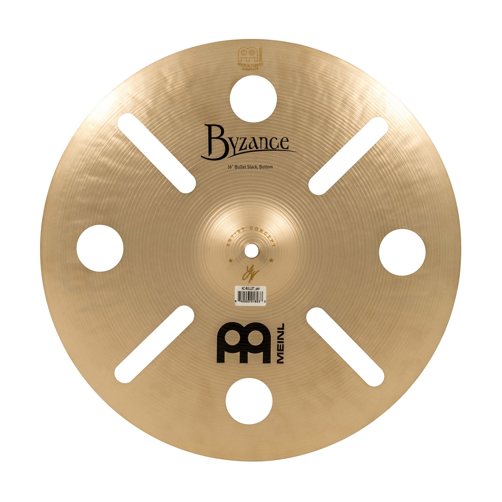 Meinl - AC-BULLET Bullet Stack 12" 16" Luke Holland - Musik Utan Gränser 
