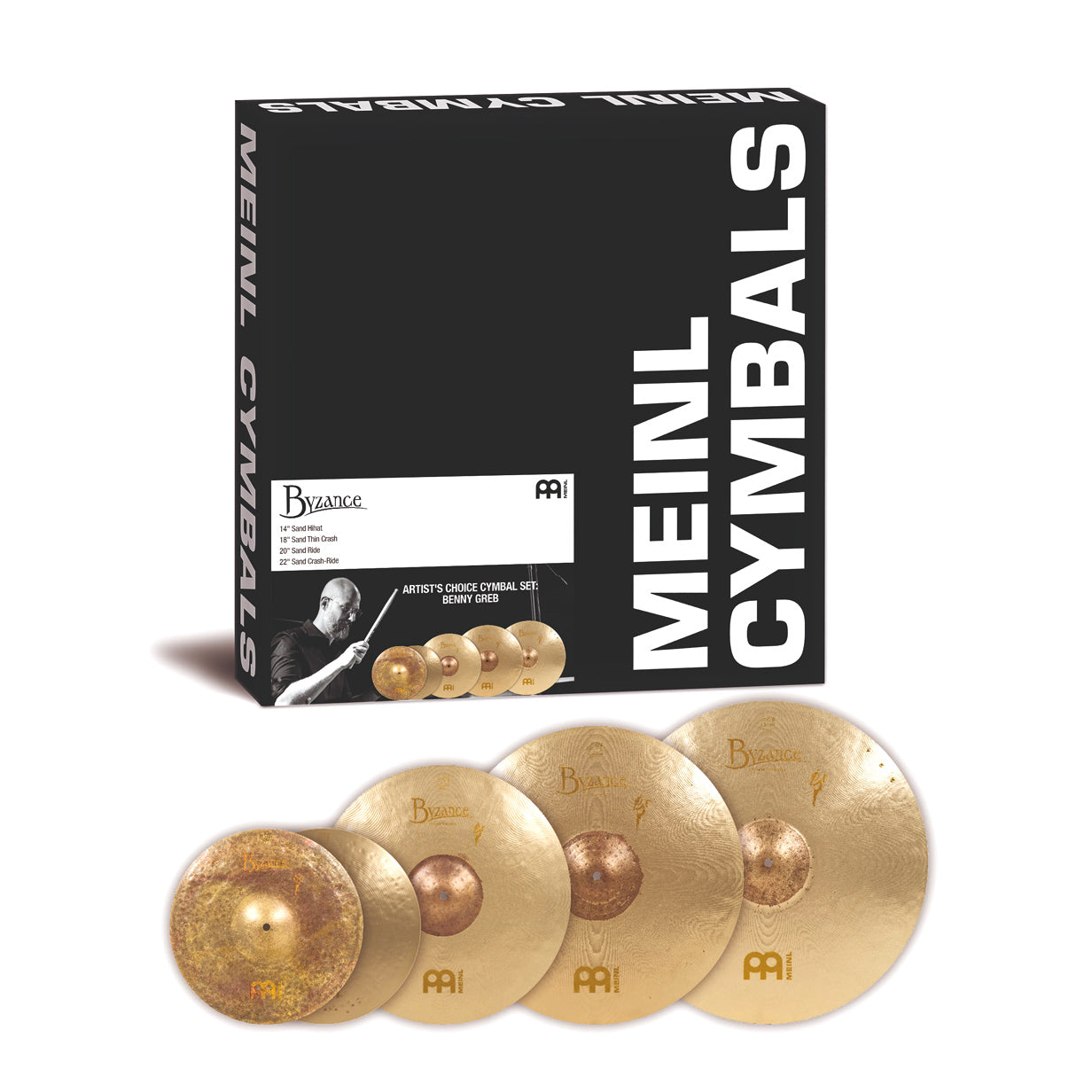 Meinl - A-CS3 Artist Choice Set Benny Greb 14"/18"/20"/22" - Musik Utan Gränser 