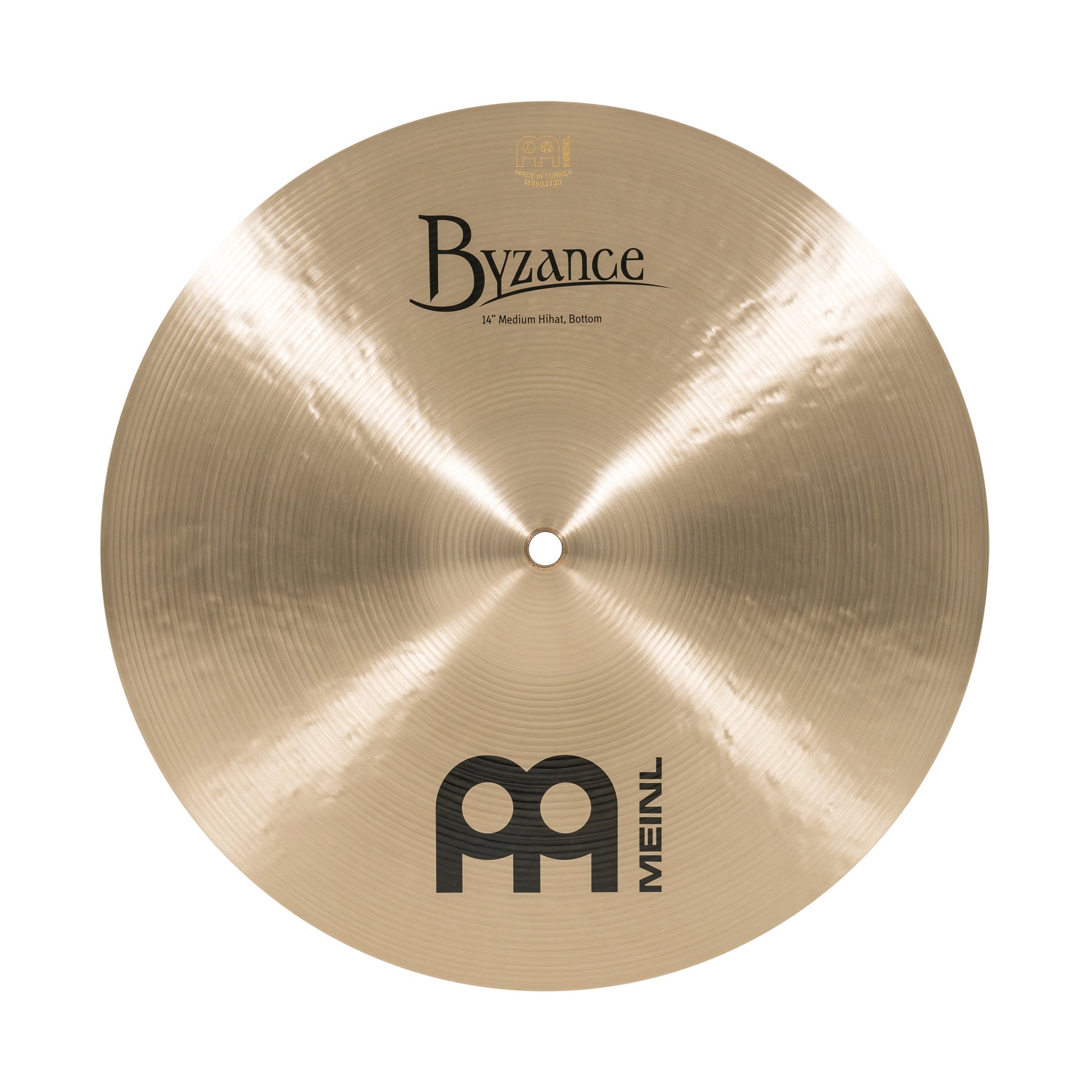 Meinl - Byzance Medium Hihat B14MH traditionell finish - Musik Utan Gränser 