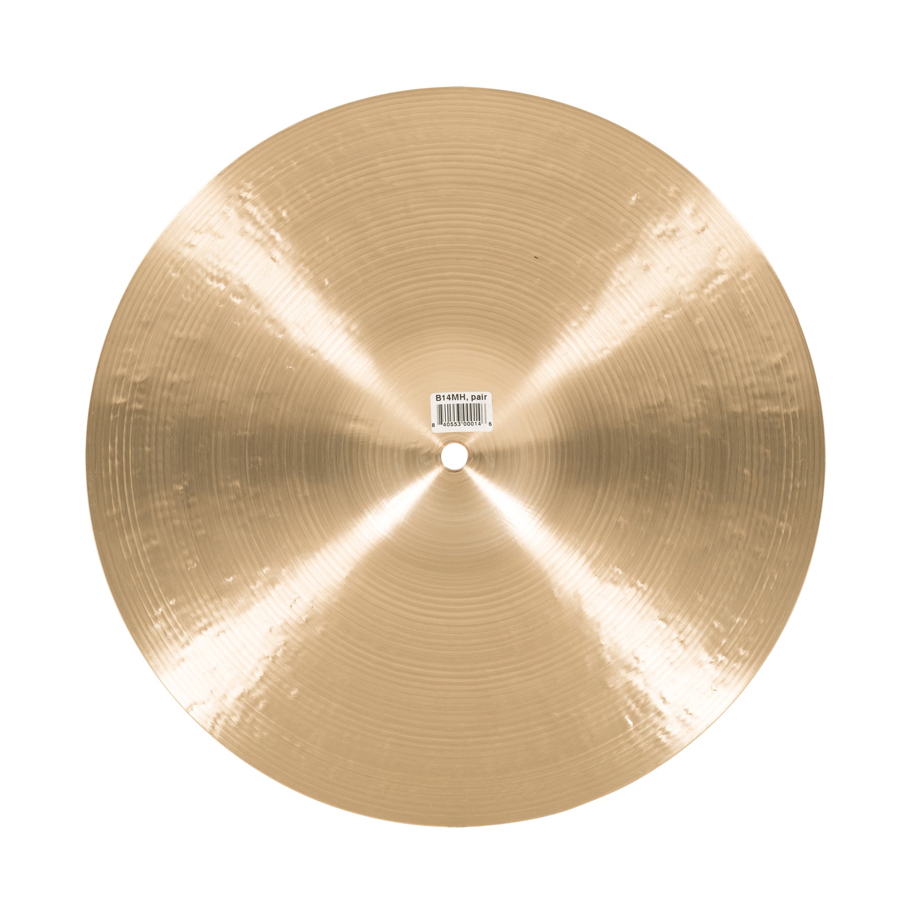 Meinl - Byzance Medium Hihat B14MH traditionell finish - Musik Utan Gränser 