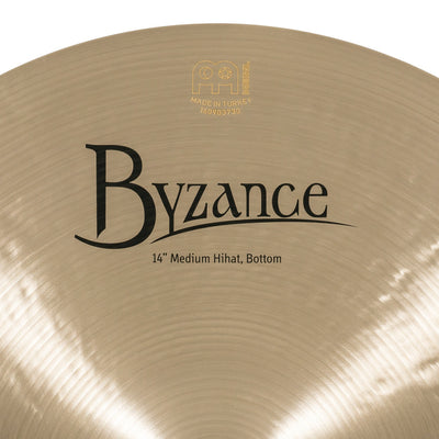 Meinl - Byzance Medium Hihat B14MH traditionell finish - Musik Utan Gränser 