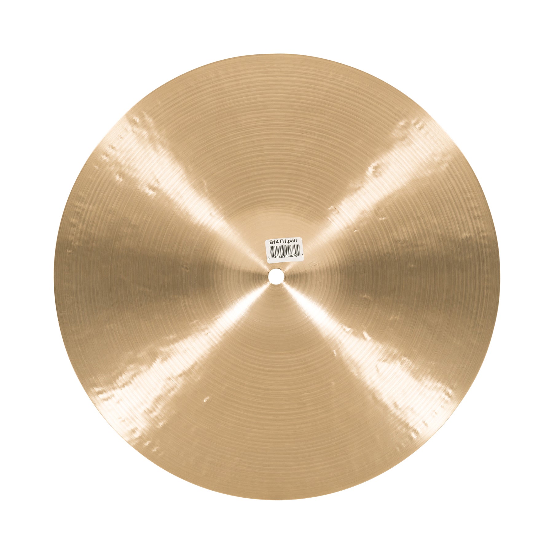 Meinl - Byzance Thin Hi-hat B14TH traditionell finish - Musik Utan Gränser 