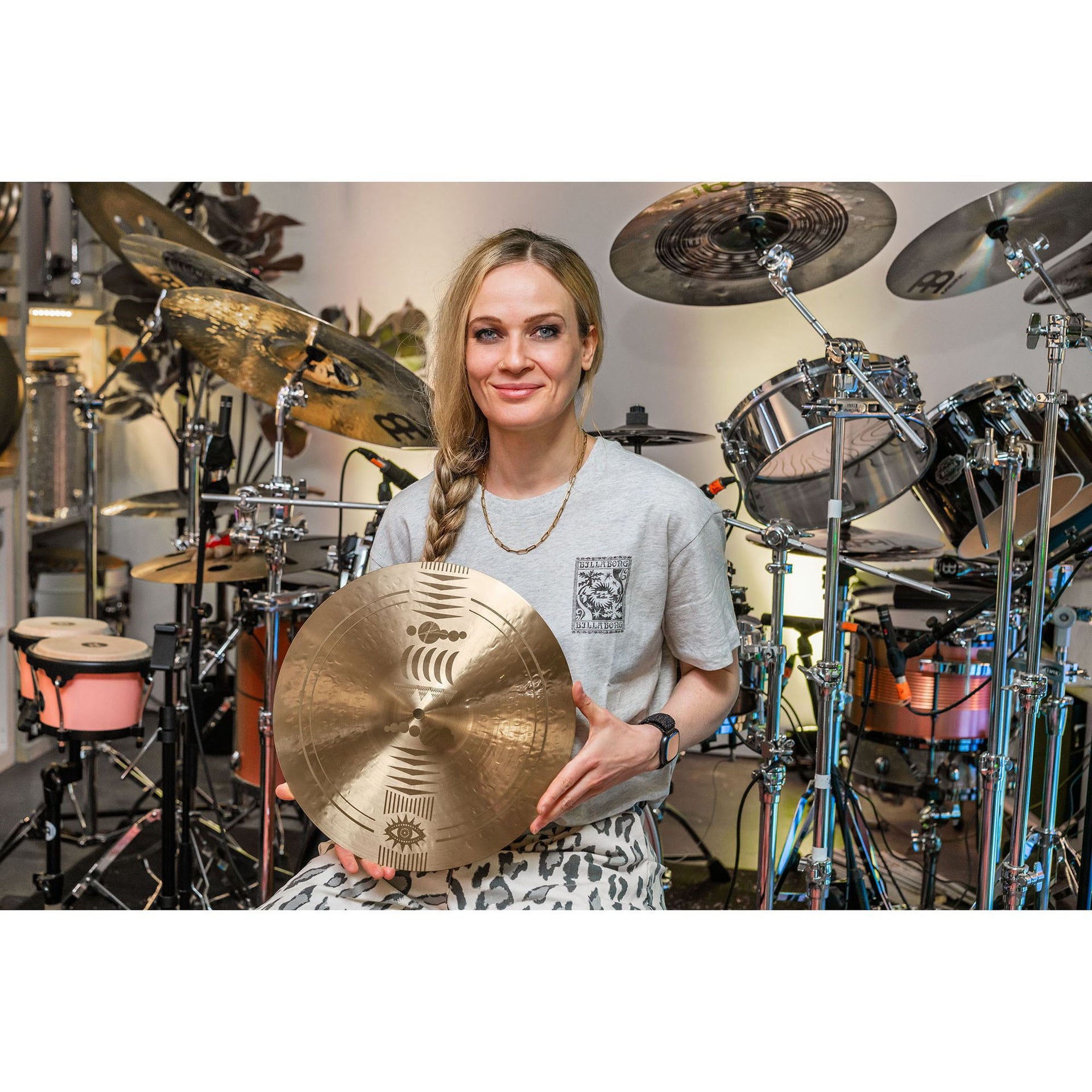 14'' Artist Design Hi-hat Anika Nilles Lunar Hats AD4