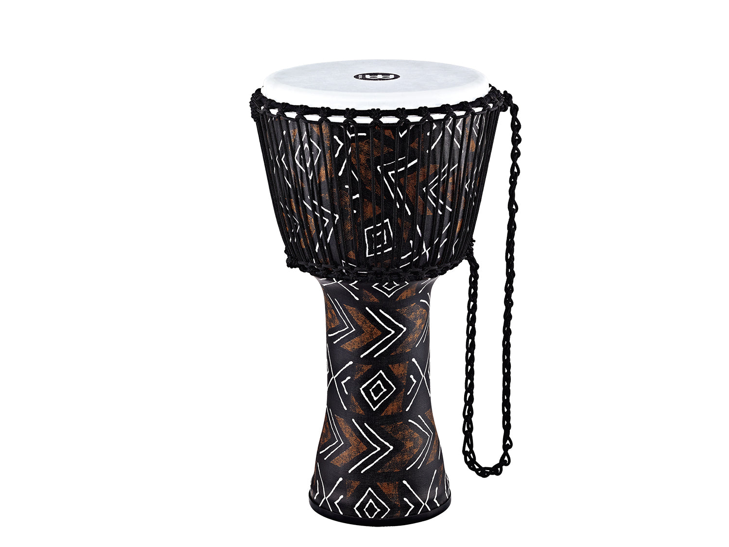 PADJ6-L-F 12'' Travel Rope Djembe Kanga Sarong