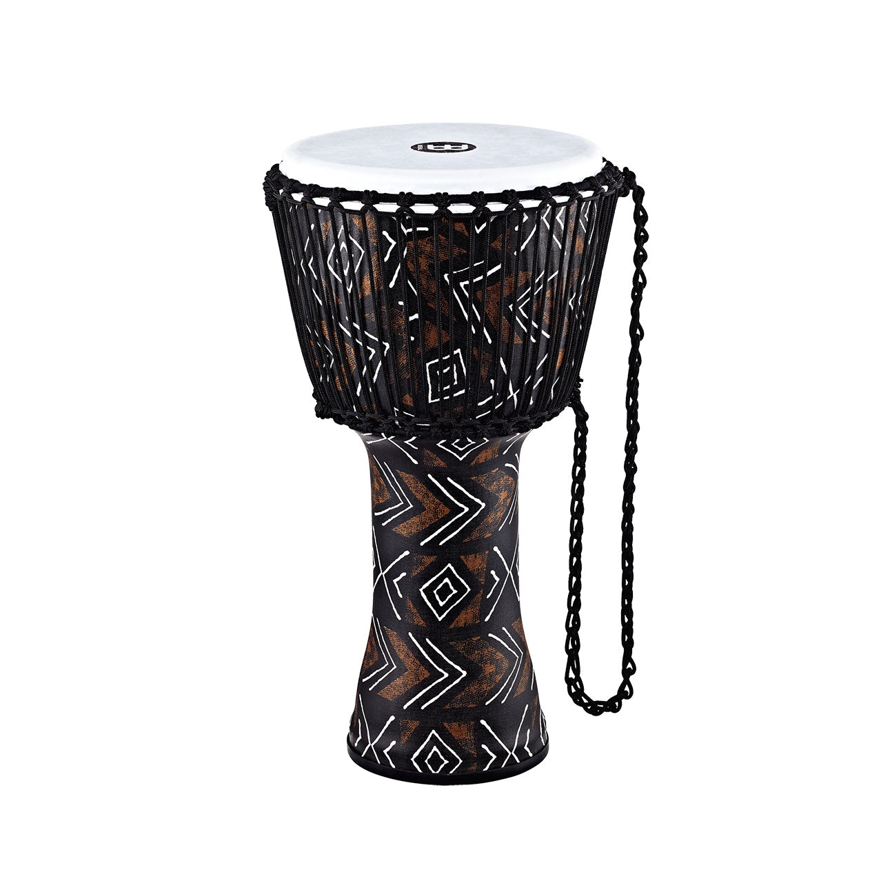 PADJ6-L-F 12'' Travel Rope Djembe Kanga Sarong