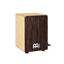 Load image into Gallery viewer, JBC6EY Bass Cajon w/Snare Pedal Ebony front
