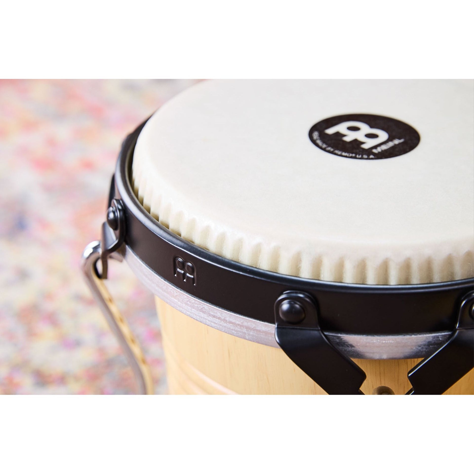 Meinl - LCR300NT-M Luis Conte Sign Bongo, Natural, REMO® Nuskyn® Head - Musik Utan Gränser 