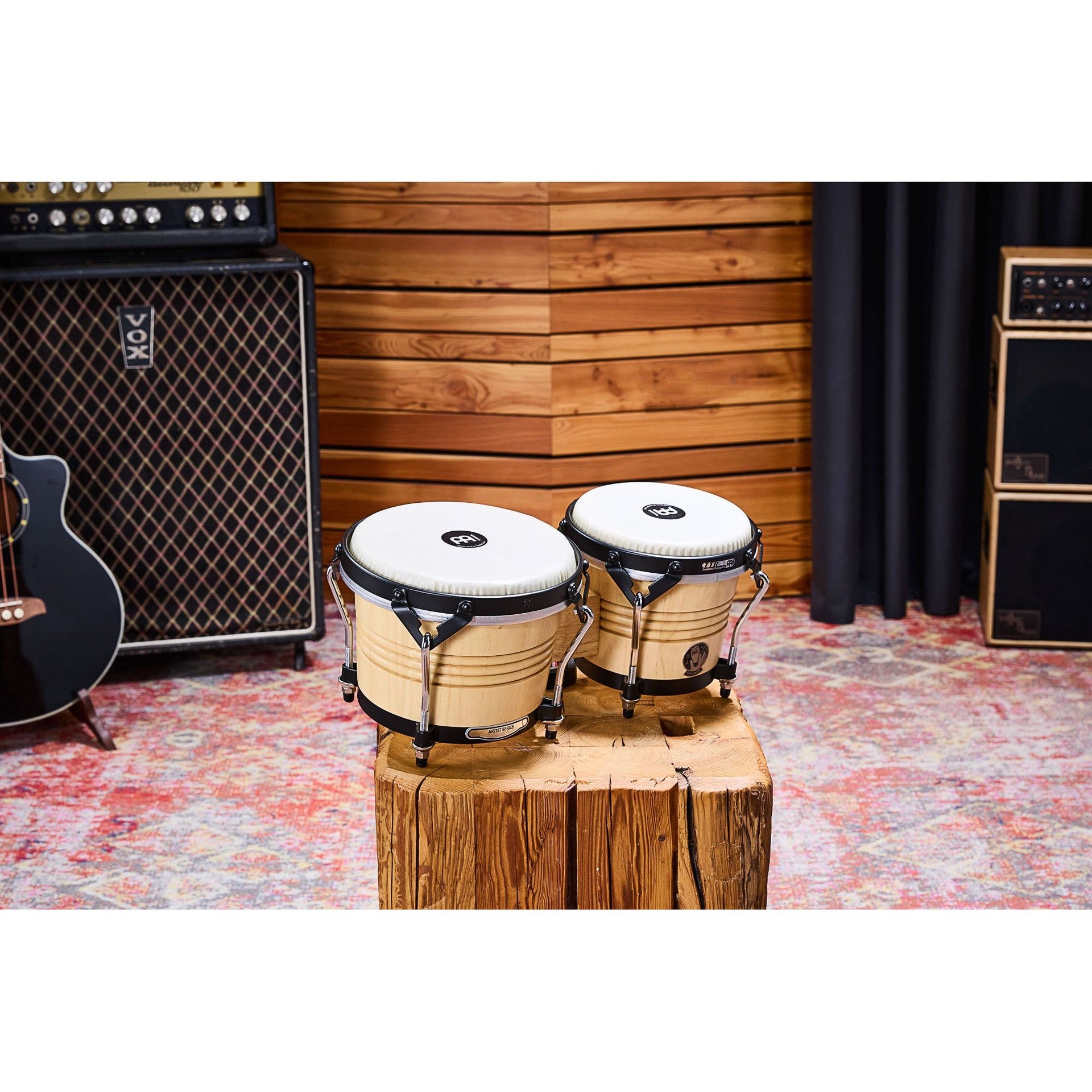 Meinl - LCR300NT-M Luis Conte Sign Bongo, Natural, REMO® Nuskyn® Head - Musik Utan Gränser 