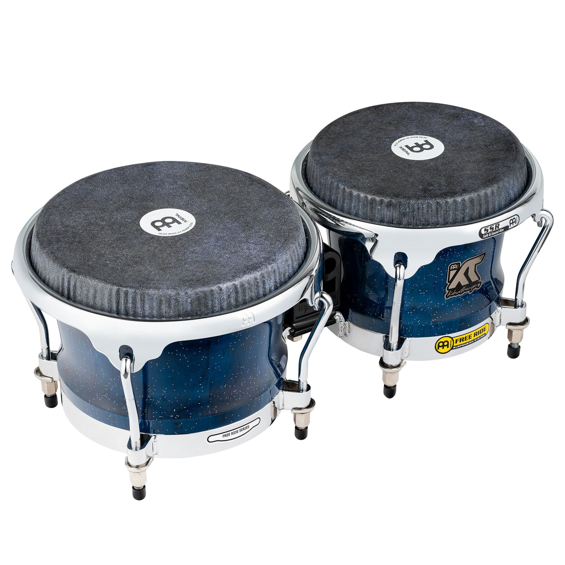 Meinl - WKT400BW William "Kachiro" Thompson Sign. Bongo, Blue Wave - Musik Utan Gränser 