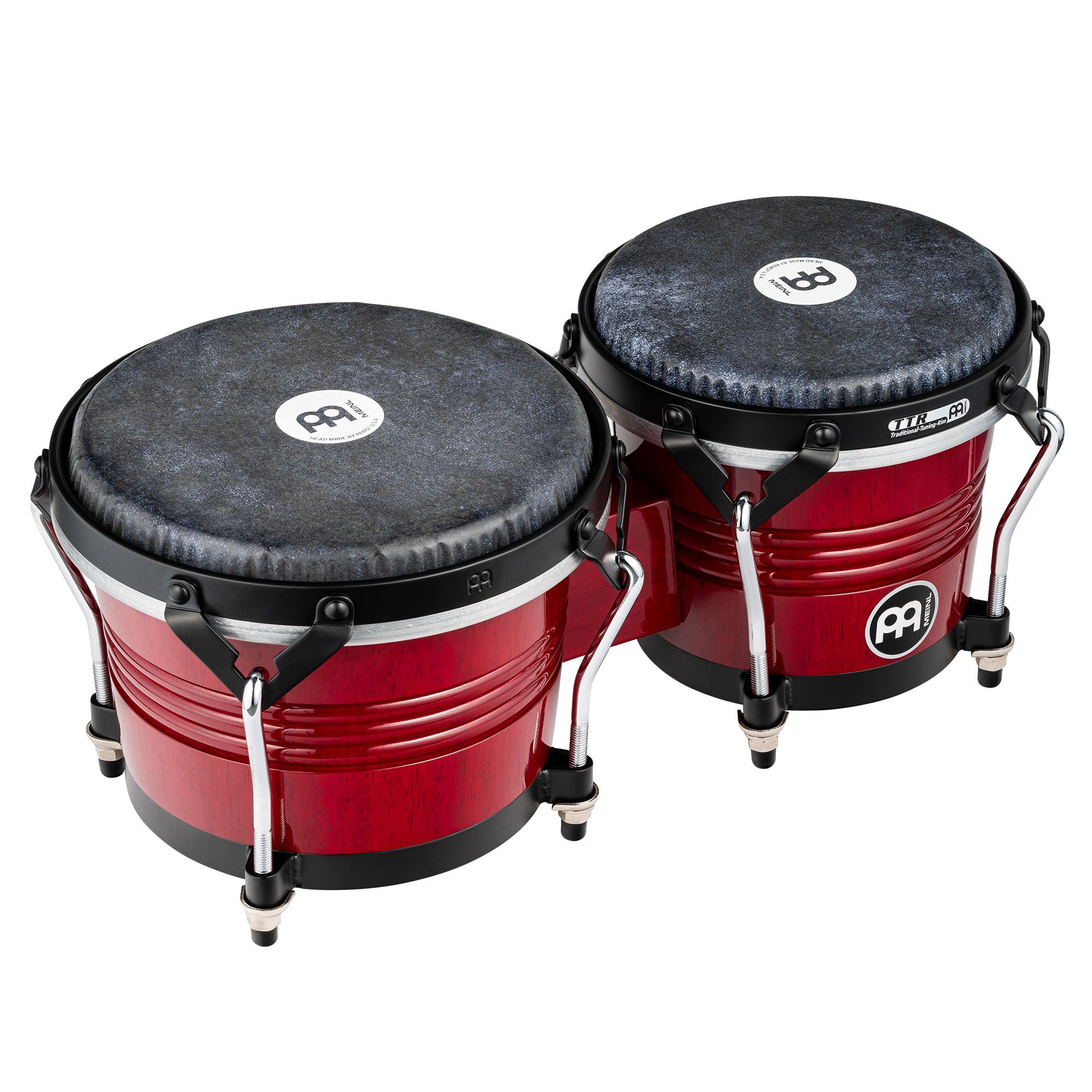 Meinl - WBTR300WR Traditional Series Bongo, Wine Red, Remo head - Musik Utan Gränser 