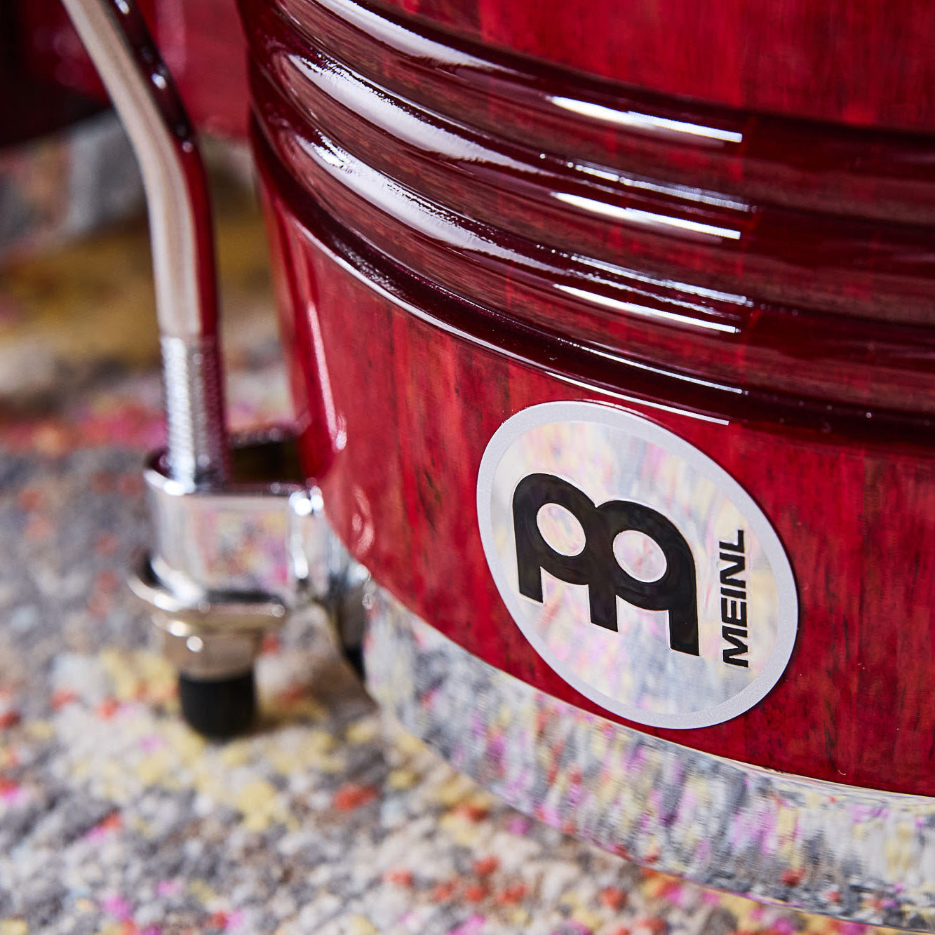 Meinl - WB200WRP-CH Marathon® Exclusive WB200 Bongo Wine Red CH HW - Musik Utan Gränser 