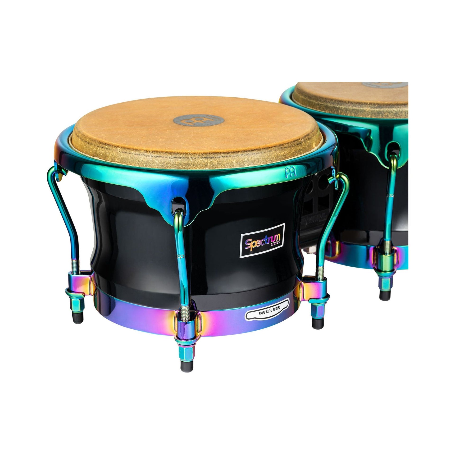 Meinl - S400PBK - Spectrum Series Bongo 7" & 8 1/2" Phantom Black. - Musik Utan Gränser 