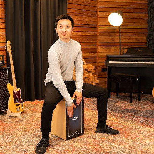 Meinl - AETLBF Cajon Artisan Edition Tango Line Blue Fade - Musik Utan Gränser 