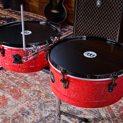 Meinl - MR1415 14'' & 15'' Manolito Rodriguez Timbales Red - Musik Utan Gränser 