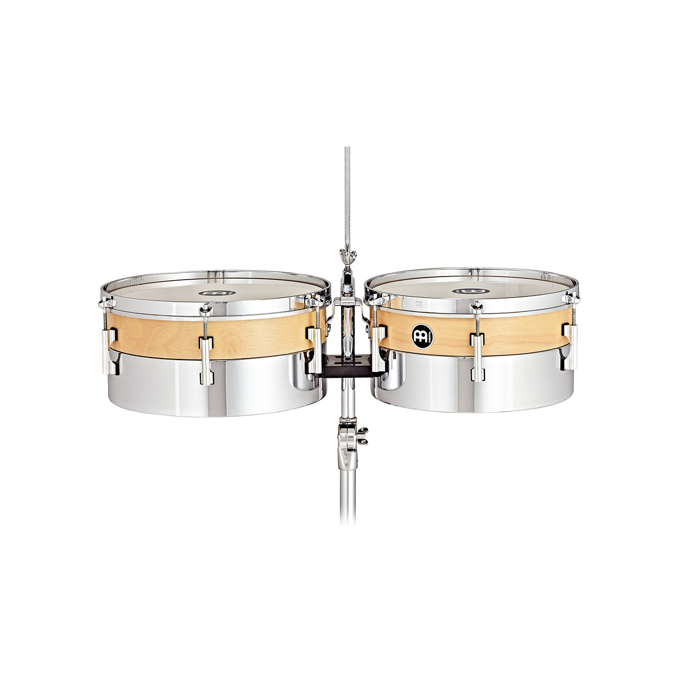 Meinl - HYT1314 13''+14'' Timbales Hybrid, Oak/Steel - Musik Utan Gränser 