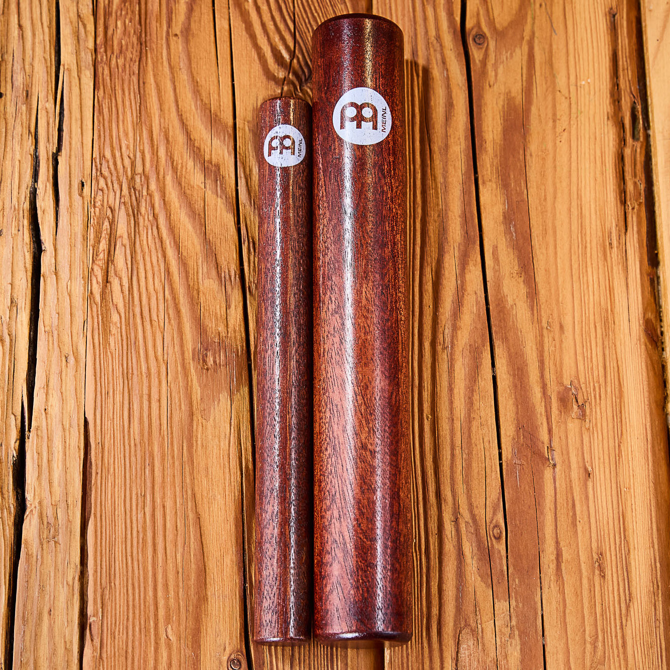 Meinl - CL5HW Wood Claves Traditional Indian Walnut - Musik Utan Gränser 