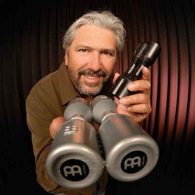 Meinl - SH45GR Artist Series Luis Conte Stadium Shaker Grey - Musik Utan Gränser 