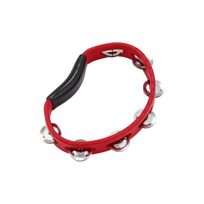 HTR Hand Tamburin Steel Jingles Red