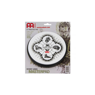 Meinl - MPP-6-BG 6'' Practice Pad Benny Greb - Musik Utan Gränser 