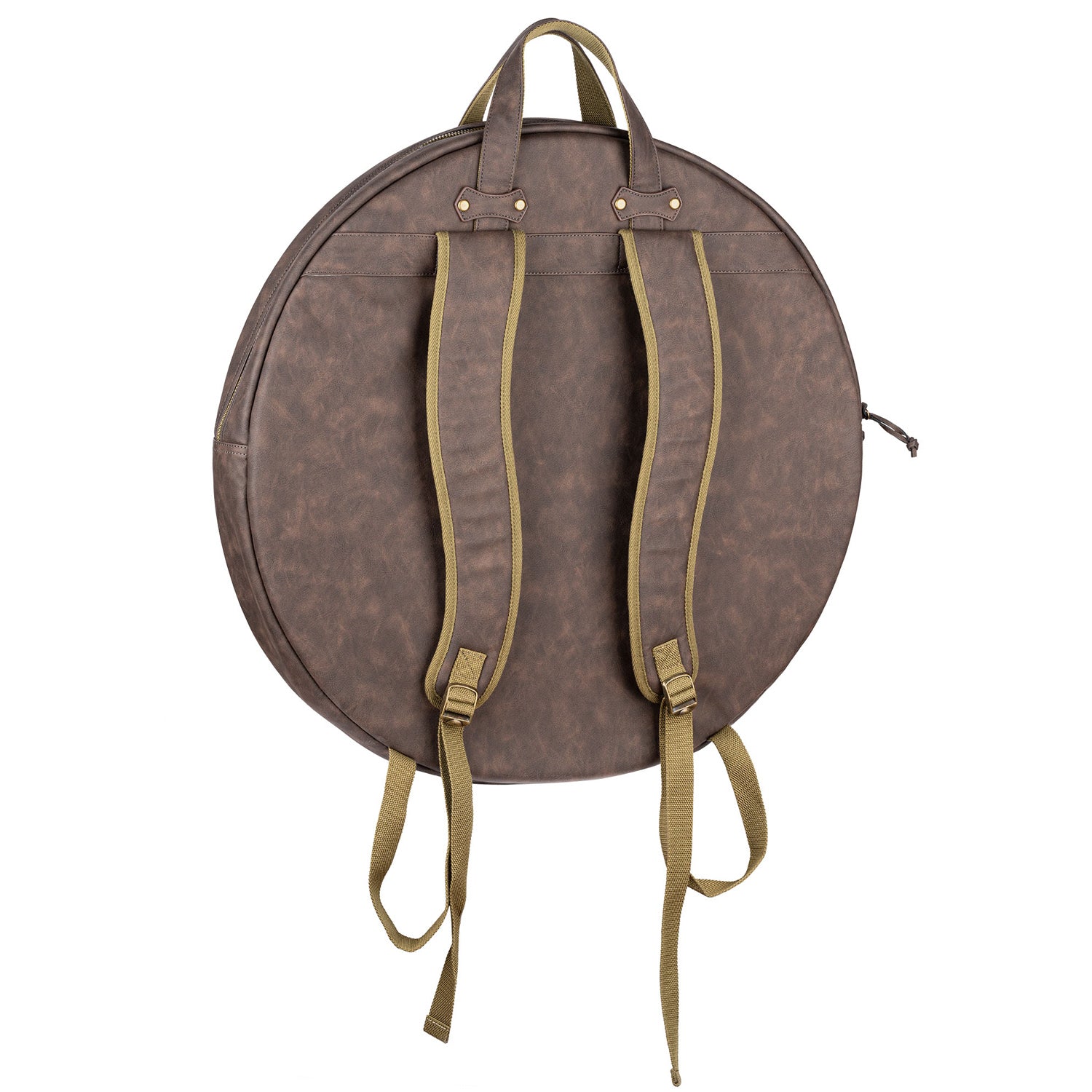 Meinl - MVHC22DB Vintage Cymbal bag 22'' w/BP straps, Dark Brown - Musik Utan Gränser 