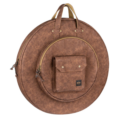 Meinl - MVHC22LB Vintage Cymbal bag 22'' w/BP straps, Light Brown - Musik Utan Gränser 
