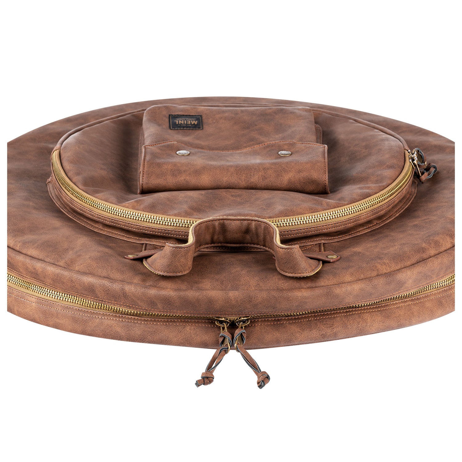 Meinl - MVHC22LB Vintage Cymbal bag 22'' w/BP straps, Light Brown - Musik Utan Gränser 