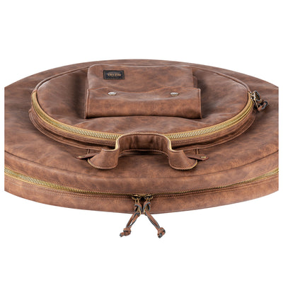 Meinl - MVHC22LB Vintage Cymbal bag 22'' w/BP straps, Light Brown - Musik Utan Gränser 