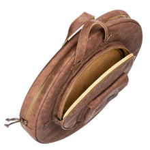 Ladda upp bild till gallerivisning, MVHC22LB Vintage Cymbal bag 22&#39;&#39; w/BP straps, Light Brown
