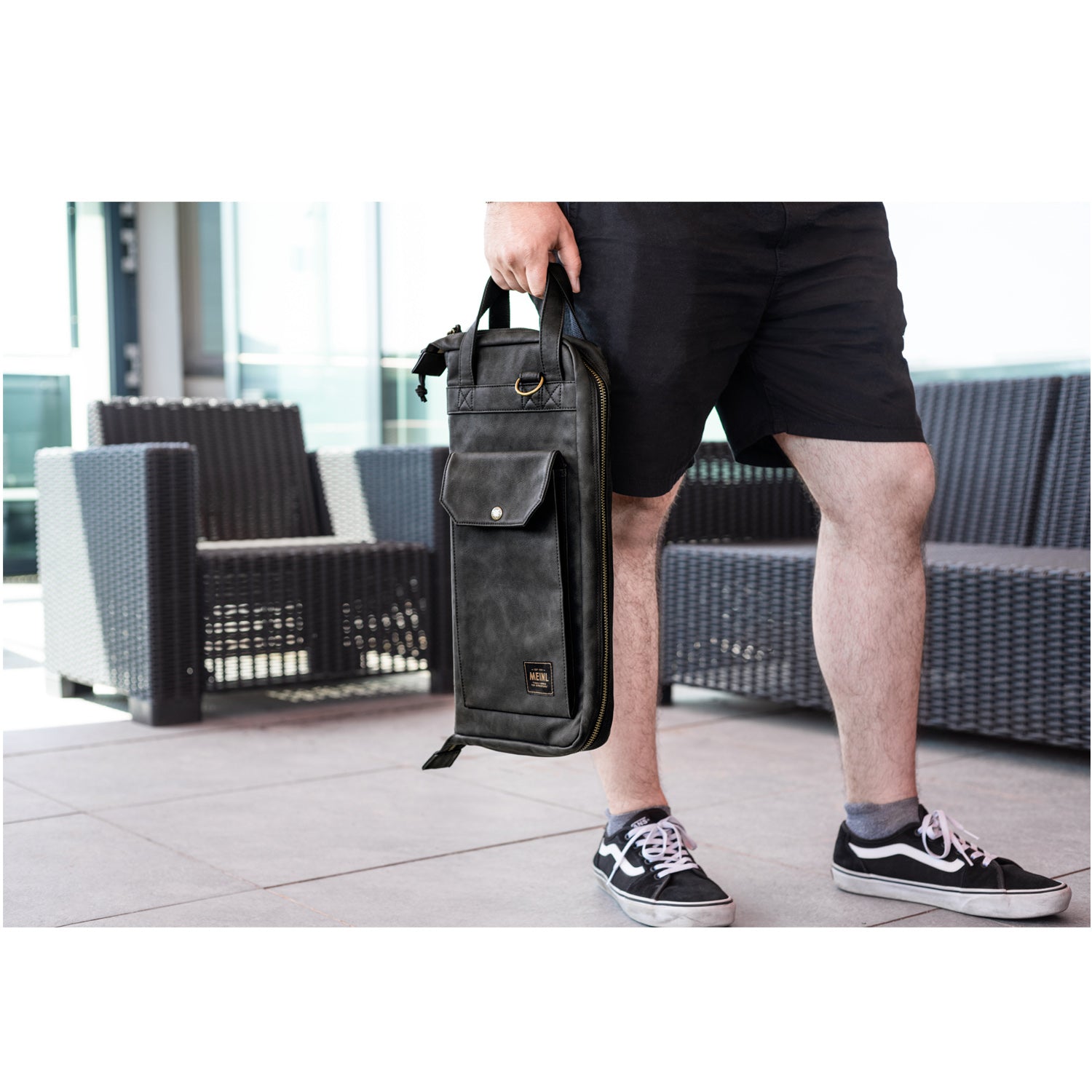 Meinl - MVHSBK Vintage Hyde Stickbag Black - Musik Utan Gränser 