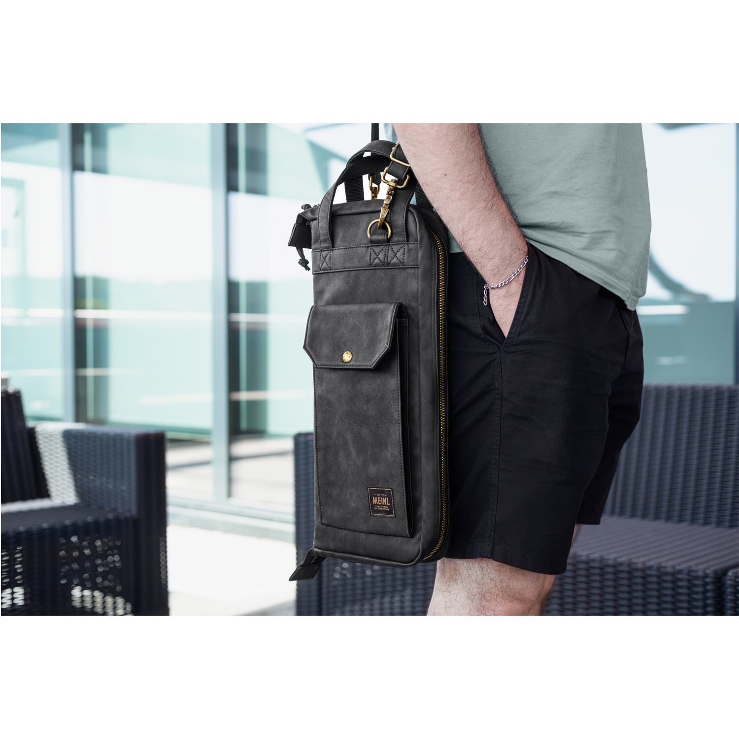 Meinl - MVHSBK Vintage Hyde Stickbag Black - Musik Utan Gränser 