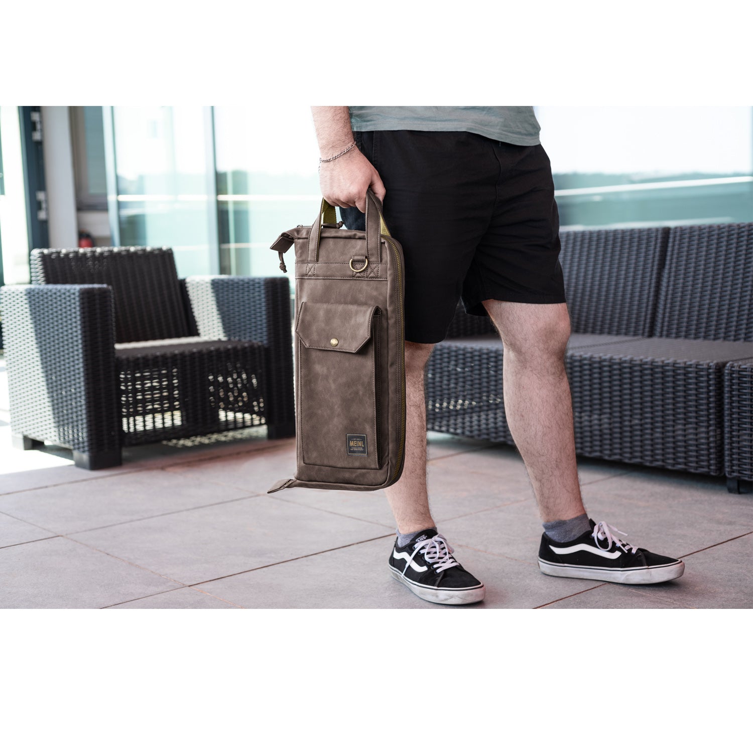 Meinl - MVHSDB Vintage Hyde Stickbag Dark Brown - Musik Utan Gränser 