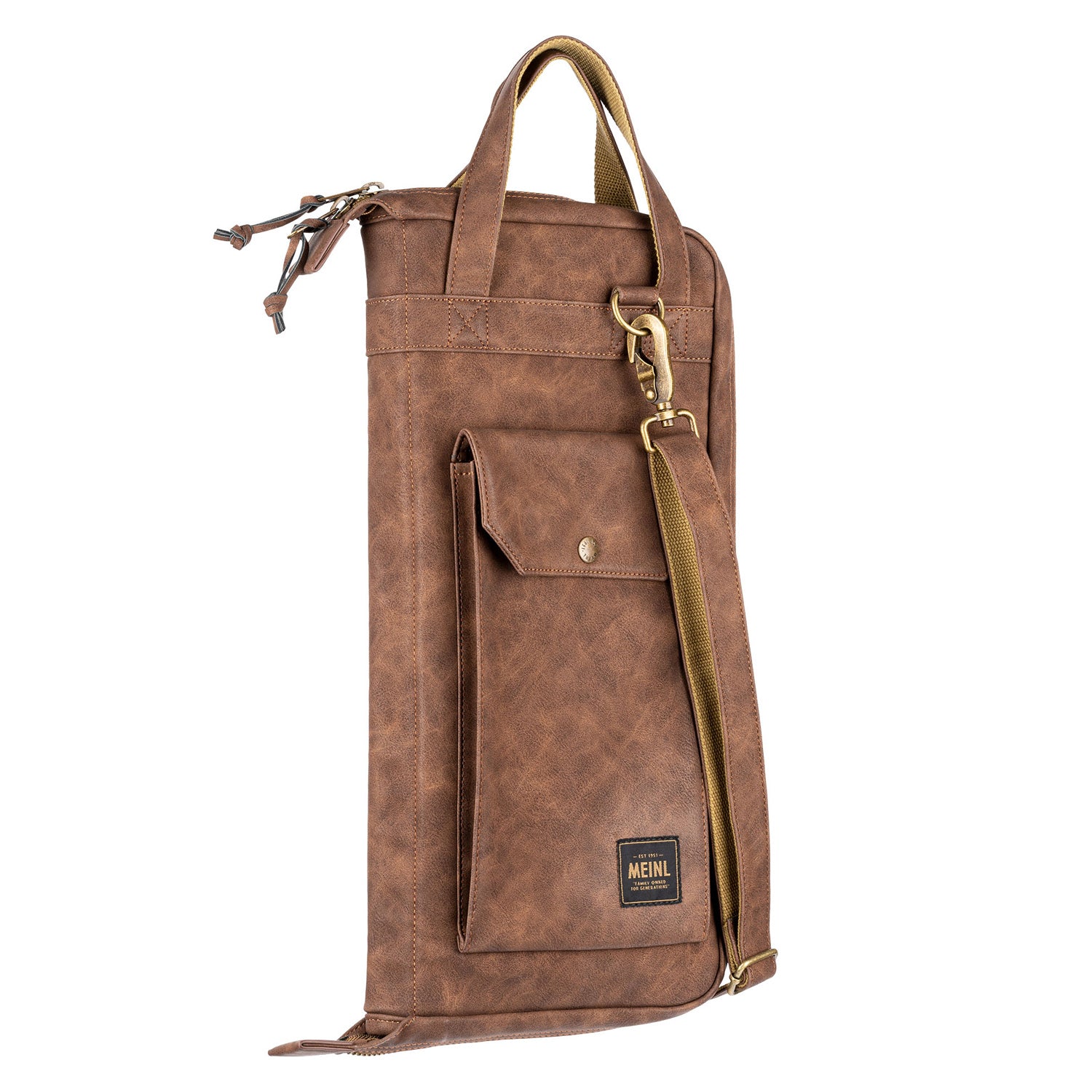 Meinl - MVHSLB Vintage Hyde Stickbag, Light Brown - Musik Utan Gränser 