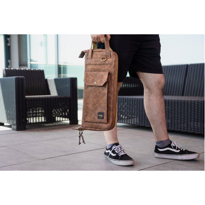 Meinl - MVHSLB Vintage Hyde Stickbag, Light Brown - Musik Utan Gränser 