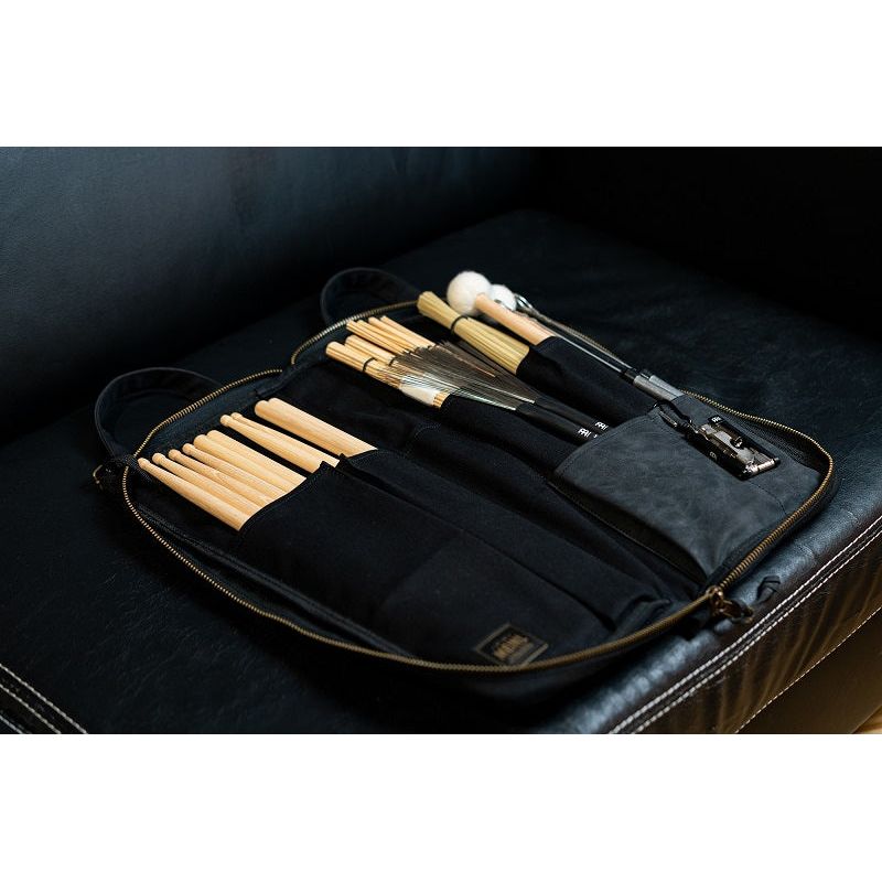 Meinl - MWSBK Waxed Canvas Stickbag Classic Black - Musik Utan Gränser 