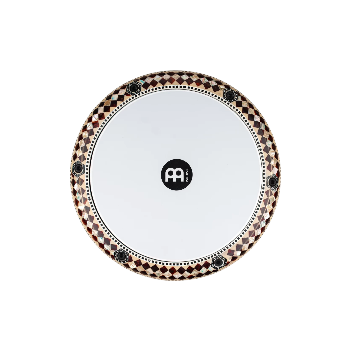 Meinl - AEED2 8 3/4" Artisan Doumbek White Burl Mosaic Imperial - Musik Utan Gränser 