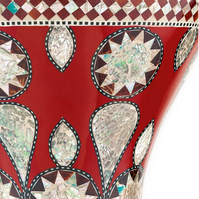 Meinl - AEED2 8 3/4" Artisan Doumbek White Burl Mosaic Imperial - Musik Utan Gränser 