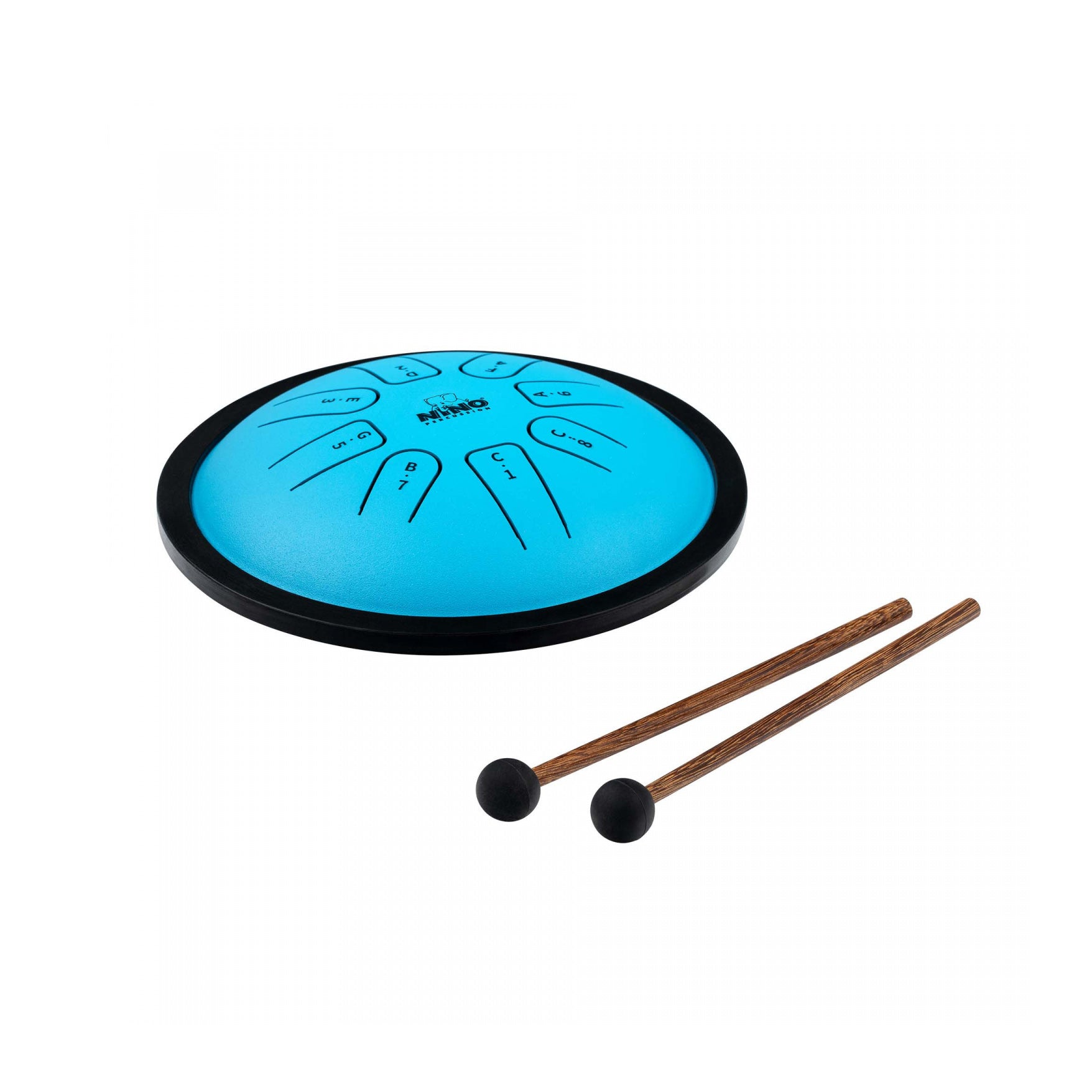 NINO - NINO981 Steel Tongue Drum Small 7'' Blue - Musik Utan Gränser 