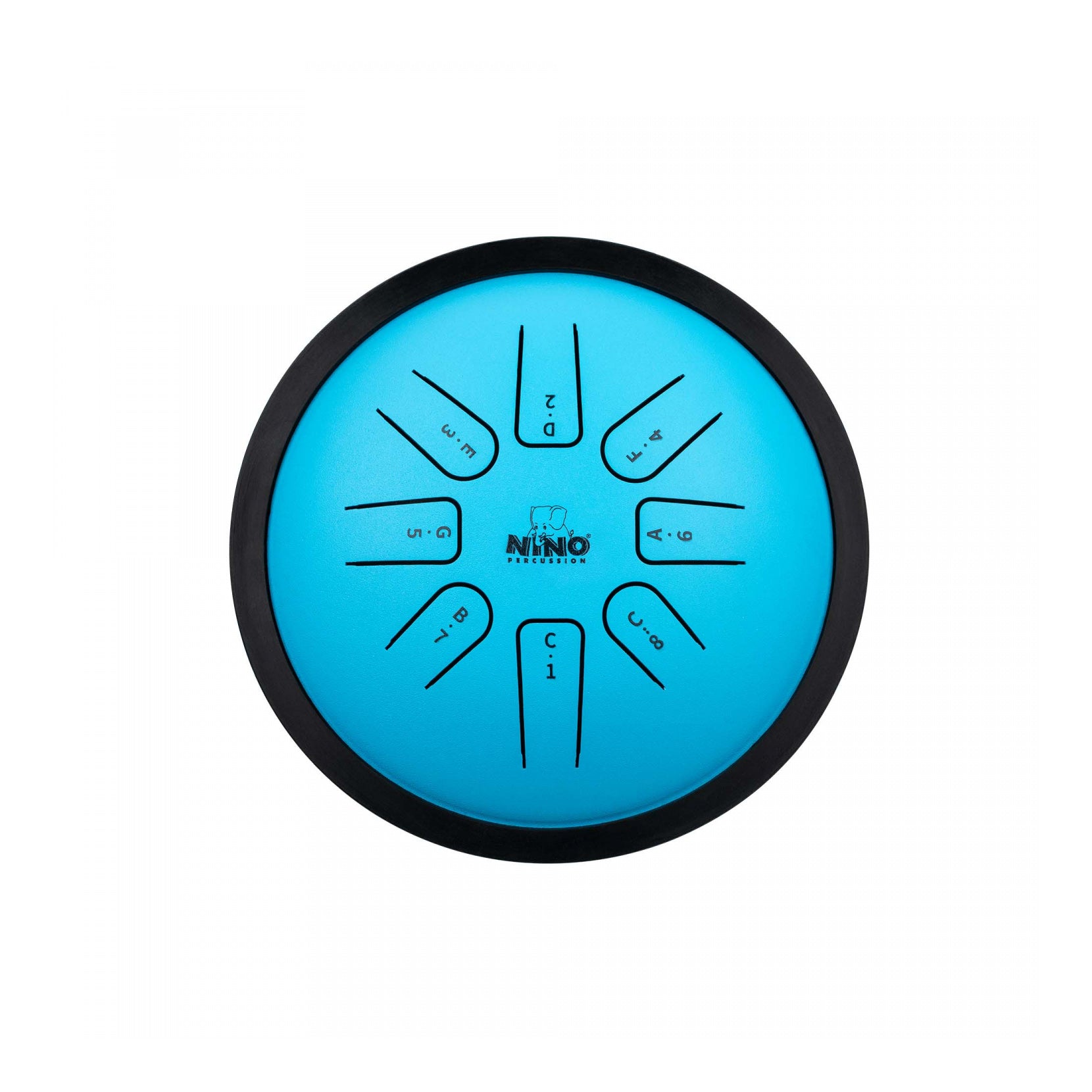 NINO - NINO981 Steel Tongue Drum Small 7'' Blue - Musik Utan Gränser 