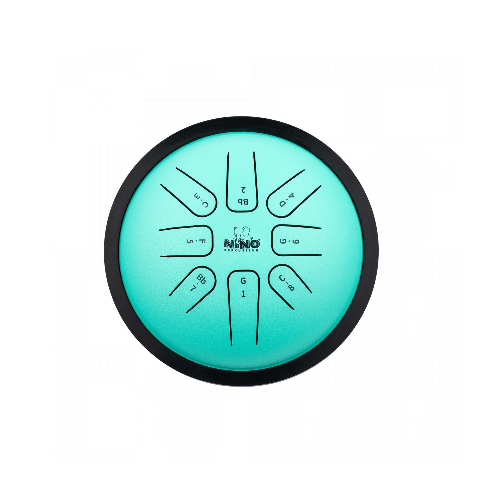 NINO - NINO982 Steel Tongue Drum Small 7'' Mint Green - Musik Utan Gränser 