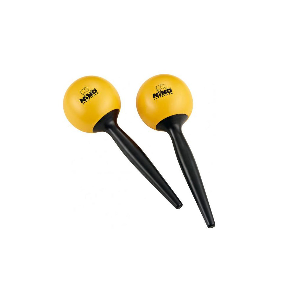 NINO - NINO582Y Plast Maracas Large Yellow - Musik Utan Gränser 