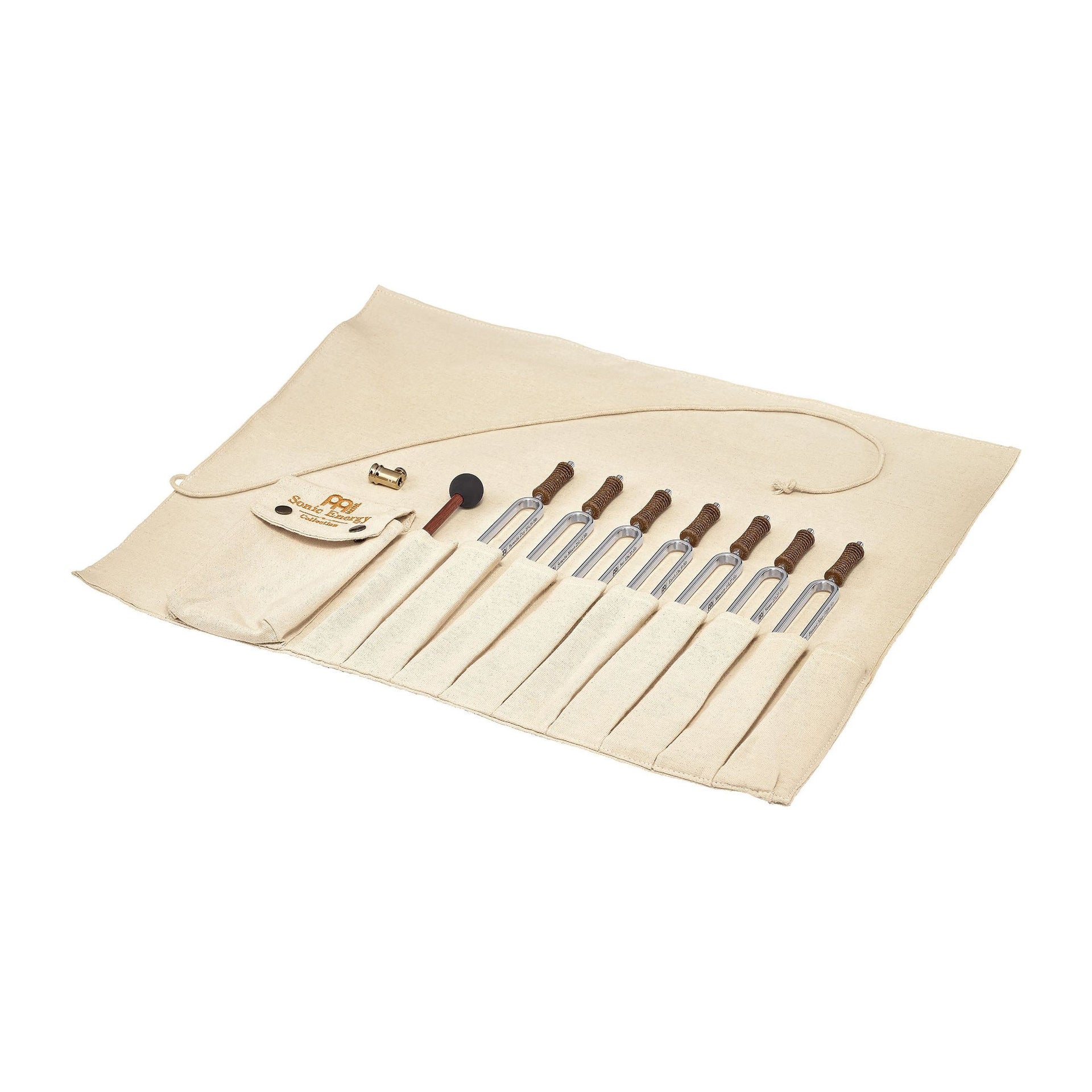 Meinl Sonic Energy - TF-SET-CHA-R Tuning Fork Rollup Chakra Set - Musik Utan Gränser 