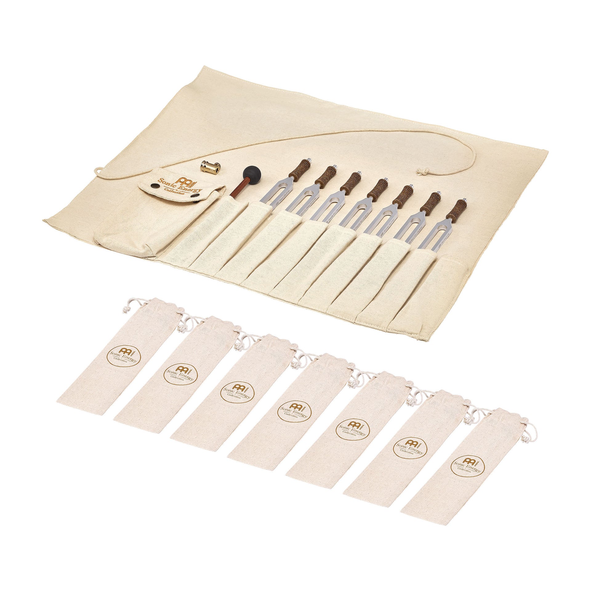 Meinl Sonic Energy - TF-SET-CHA-R Tuning Fork Rollup Chakra Set - Musik Utan Gränser 