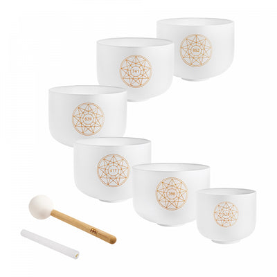 Meinl Sonic Energy - Solfeggio Crystal Singing Bowl Set - Musik Utan Gränser 