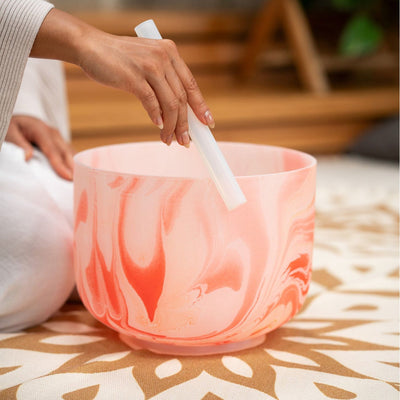 Meinl Sonic Energy - MCSB10D Marble Singing Bowl 10" Note D4 Sacral Chakra - Musik Utan Gränser 