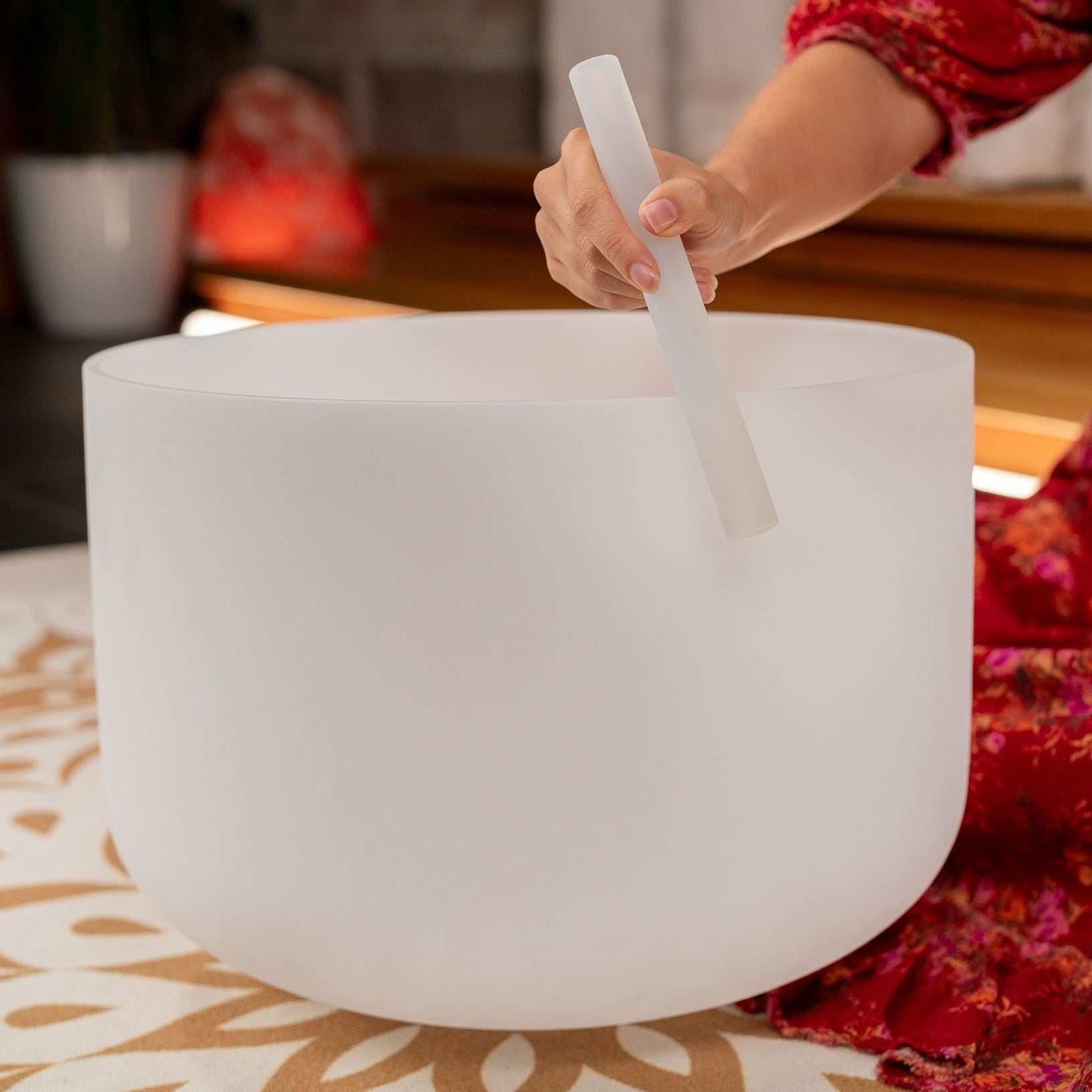 CSB16E3 Crystal Singing Bowl 16" Note C3 Roat Chakra