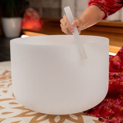 CSB16F3 Crystal Singing Bowl 16" Note F3 Heart Chakra