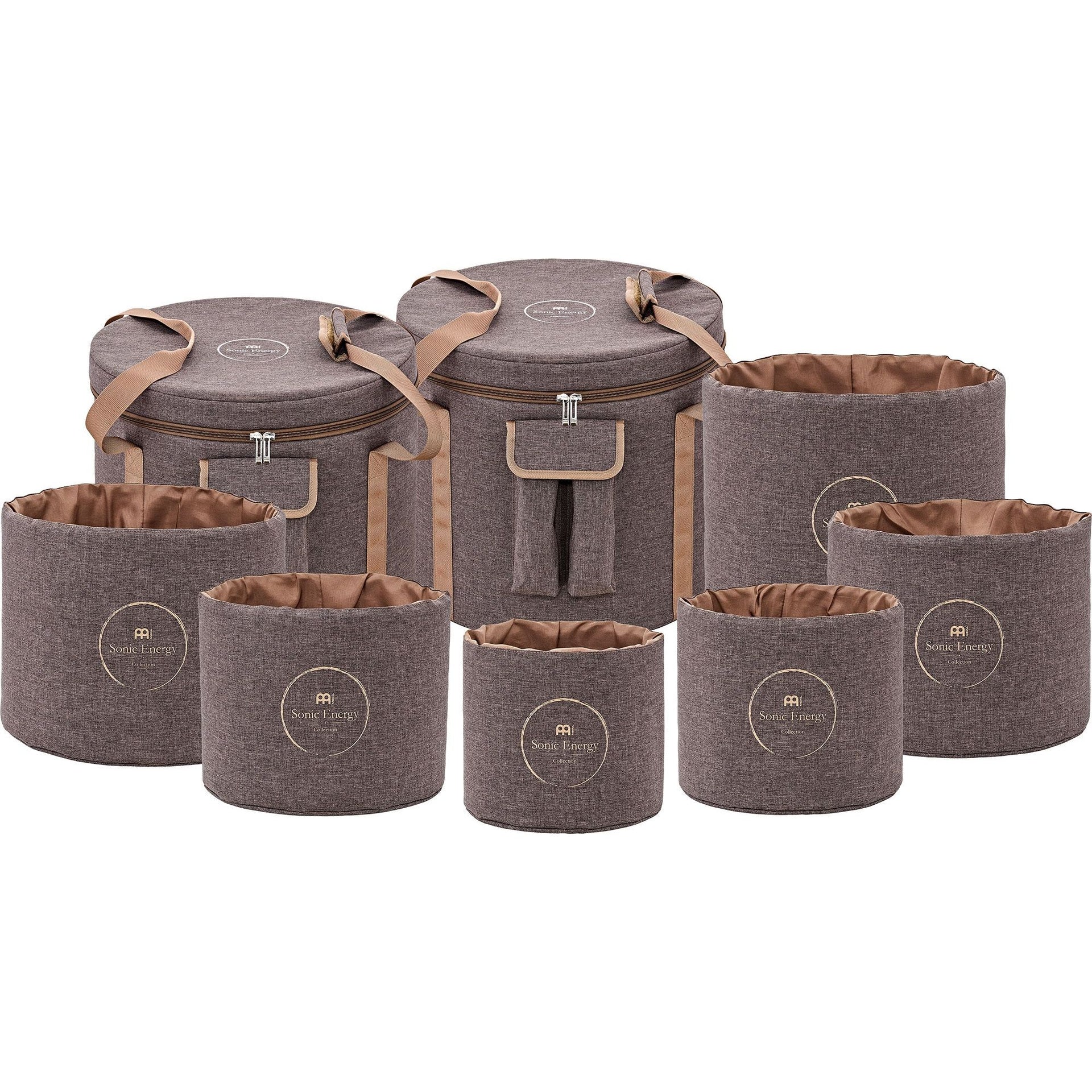 Meinl Sonic Energy - CSBPSSET3 Crystal Singing Bowl Travel Bag Set - Musik Utan Gränser 
